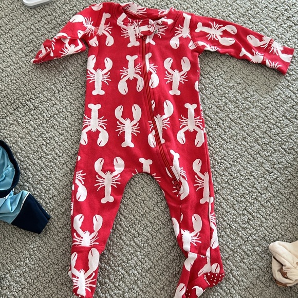 Monica and Andy 0-3 month Pajama lot - Picture 3 of 4